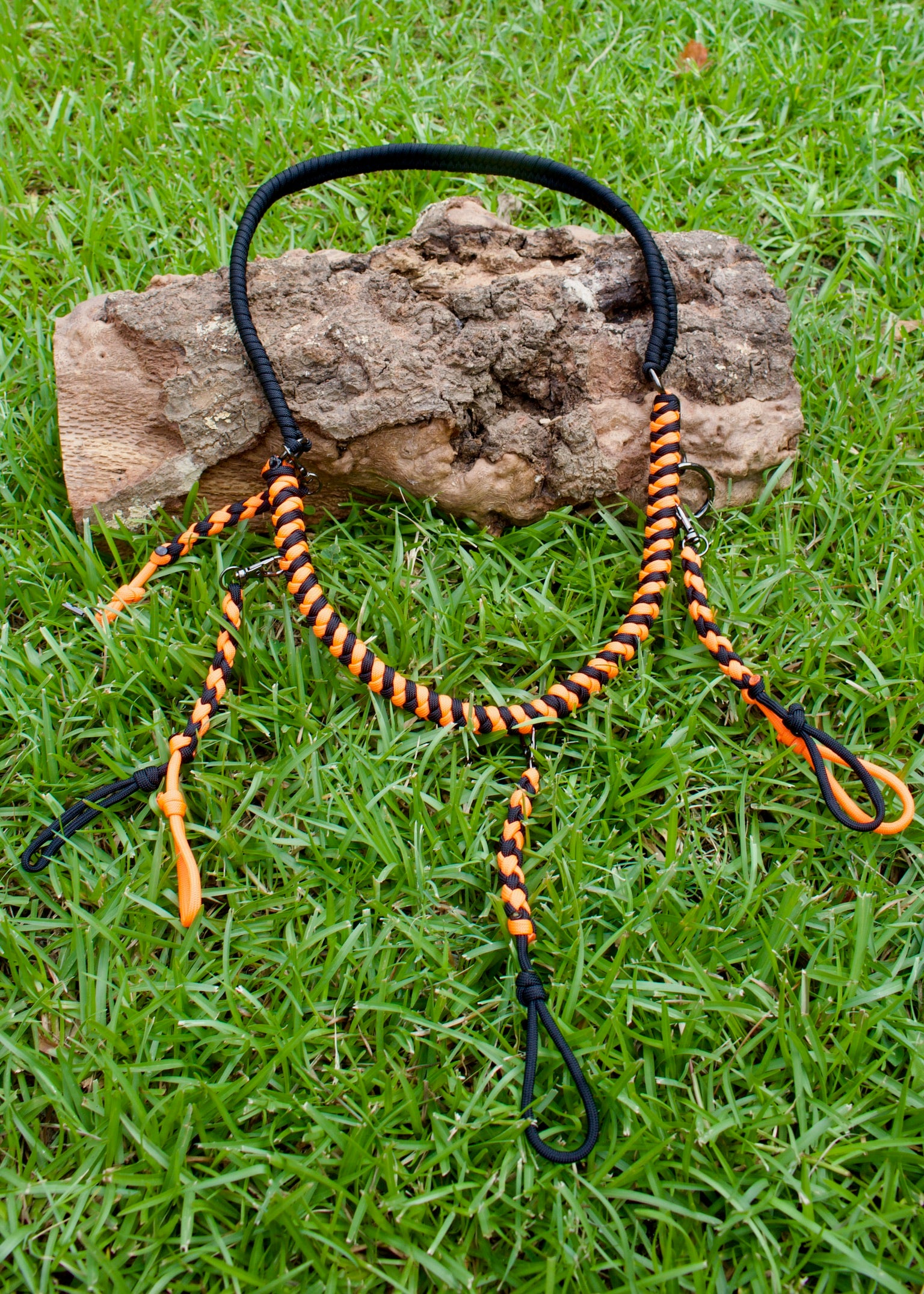 Premium Heavy-Duty Call Lanyard Orange and Black