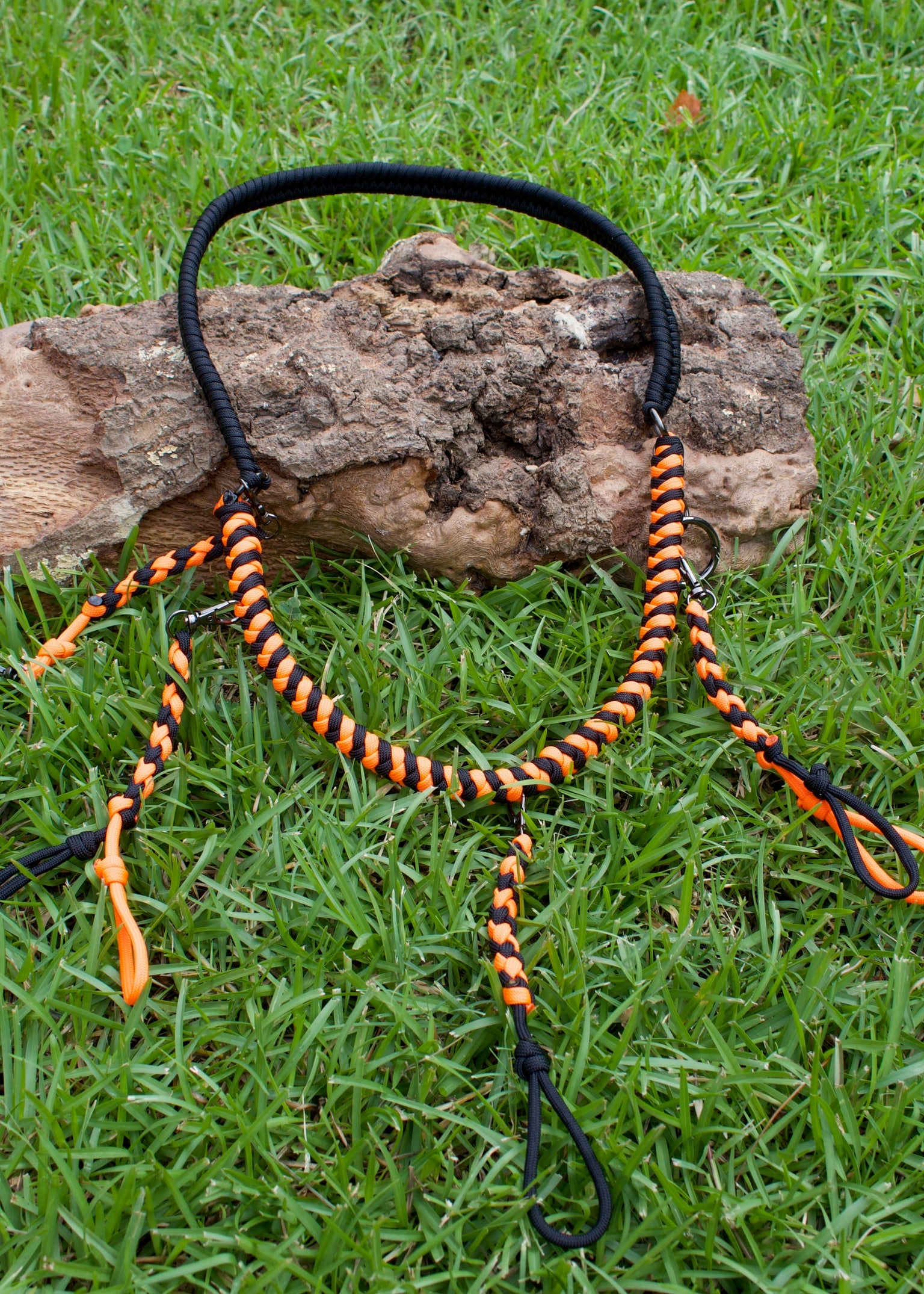 Premium Heavy-Duty Call Lanyard Orange and Black