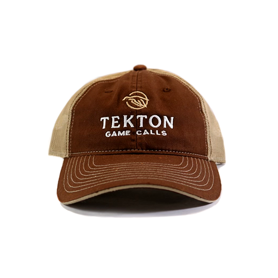 Tekton Logo Mesh Hat - Brown and Tan