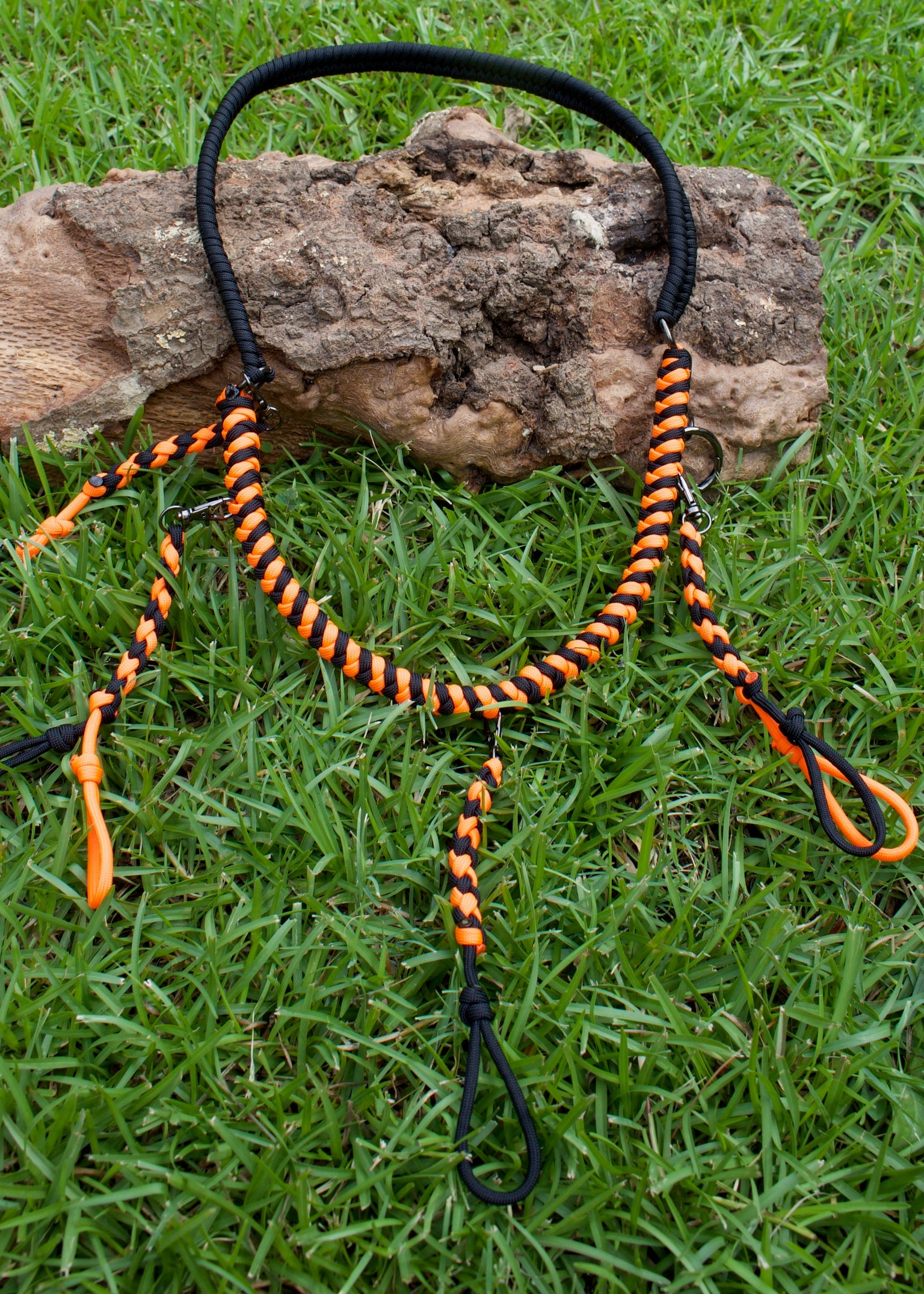 Premium Heavy-Duty Call Lanyard Orange and Black