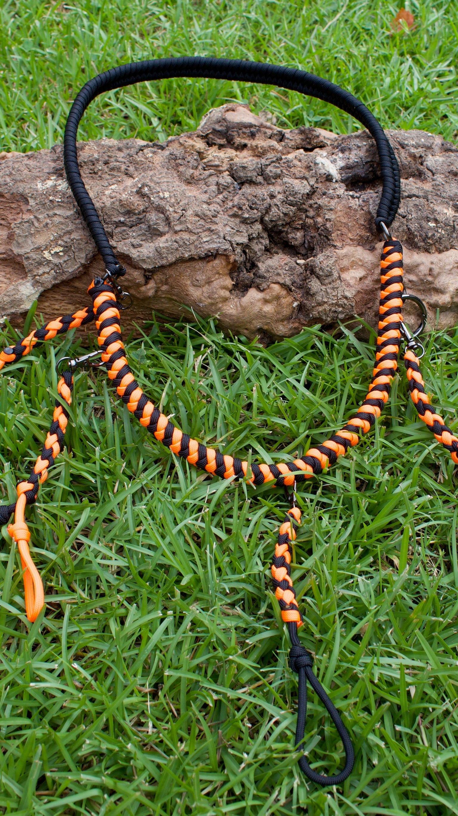 Premium Heavy-Duty Call Lanyard Orange and Black